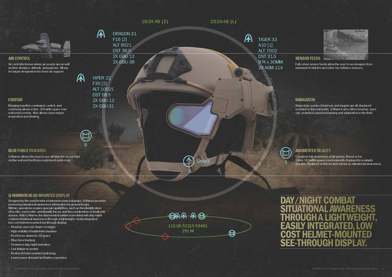 Illustration for article titled This Battlefield Heads-Up Display Turns US Troops Into Cyborg Soldiers
